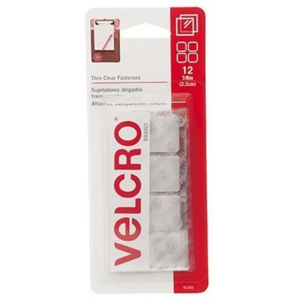 78 CLR Hook And Loop Squares, Velcro Brand, Mfr#: 91330